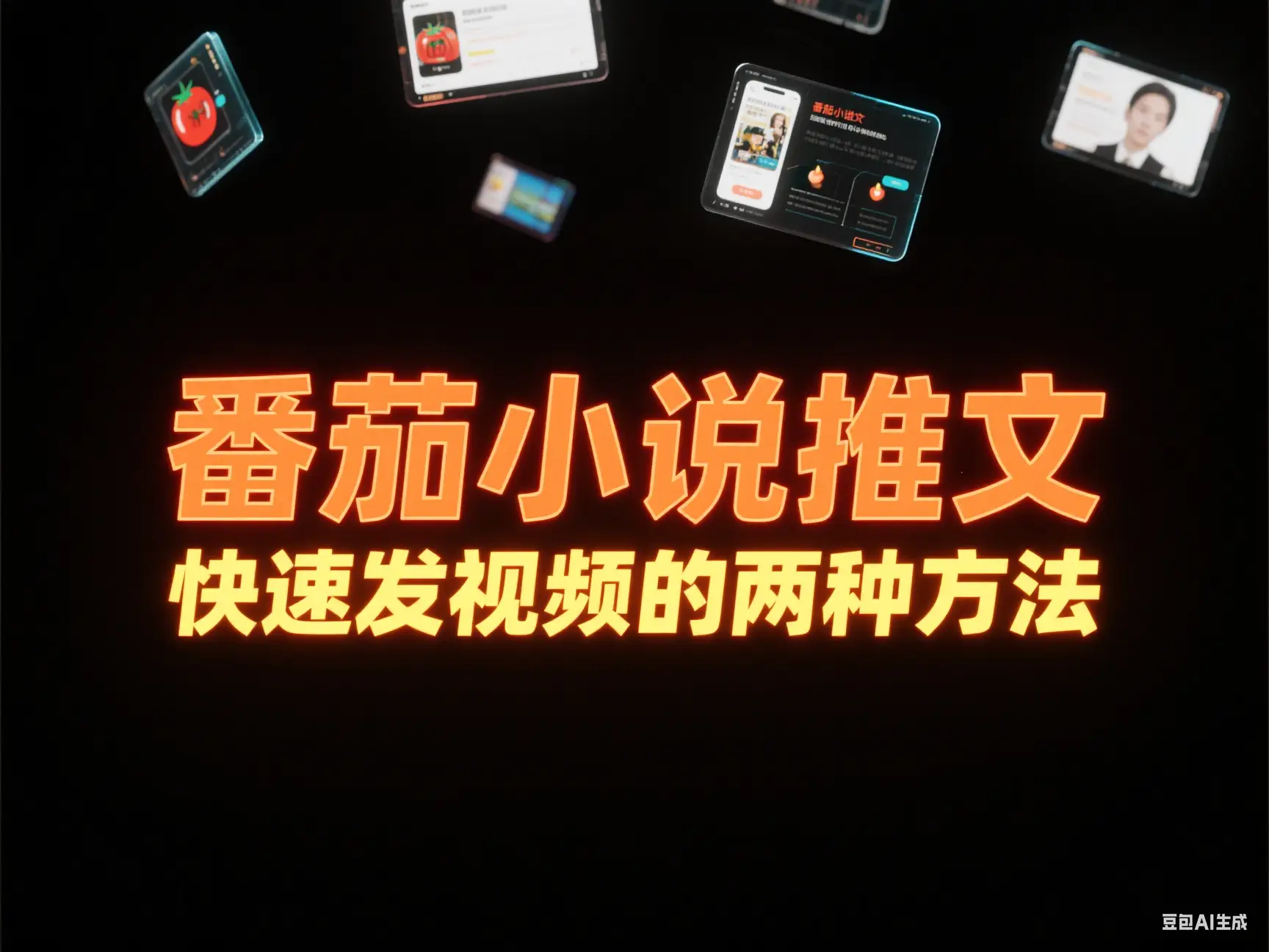 番茄小说推文 快速发视频的两种方法-创业猫 番茄小说推文 快速发视频的两种方法