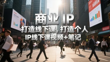 【精】商业IP打造线下课,打造个人 IP线下课视频+笔记-创业猫 【精】商业IP打造线下课,打造个人 IP线下课视频+笔记