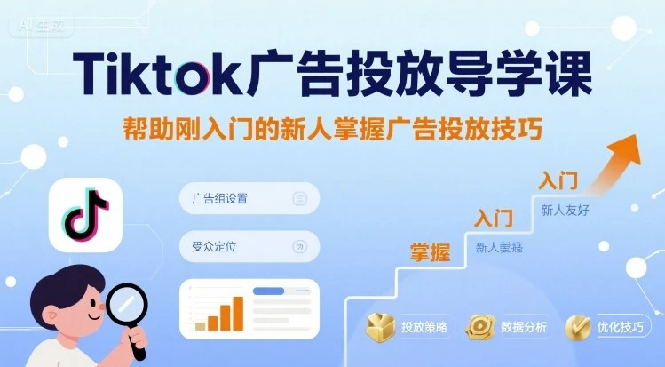 【精】Tiktok广告投放导学课,帮助刚入门的新人掌握广告投放技巧-创业猫 【精】Tiktok广告投放导学课,帮助刚入门的新人掌握广告投放技巧
