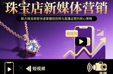 【精】珠宝店新媒体营销,助力珠宝商家快速掌握短视频与直播运营的核心策略-创业猫 【精】珠宝店新媒体营销,助力珠宝商家快速掌握短视频与直播运营的核心策略