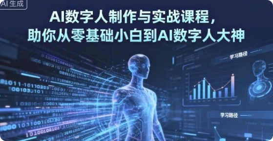 【精】AI数字人制作 从零基础到大神-创业猫 【精】AI数字人制作 从零基础到大神