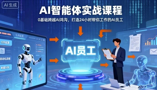 【精】Ai智能体实战课程,0基础跨越Ai鸿沟,打造24小时帮你工作的Ai员工,打破常规,以实战定义Ai-创业猫 【精】Ai智能体实战课程,0基础跨越Ai鸿沟,打造24小时帮你工作的Ai员工,打破常规,以实战定义Ai