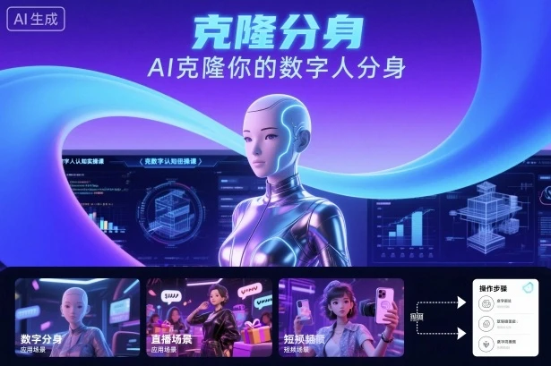AI数字人认知实操课,克隆你的数字人分身-创业猫 AI数字人认知实操课,克隆你的数字人分身