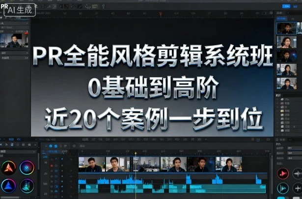 【精】PR全能风格剪辑系统班,0基础到高阶,近20个案例一步到位-创业猫 【精】PR全能风格剪辑系统班,0基础到高阶,近20个案例一步到位