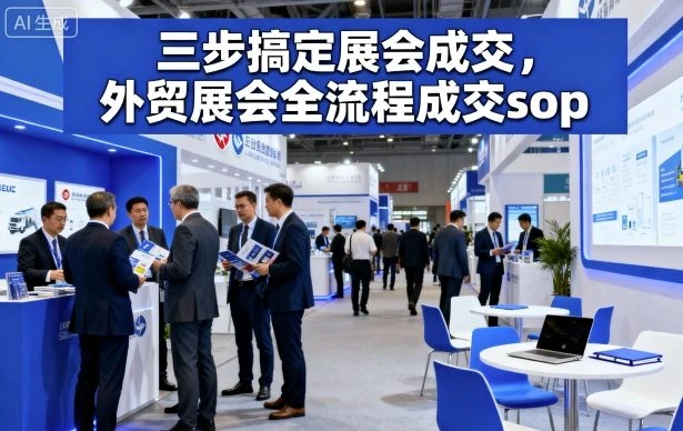 三步搞定展会成交,外贸展会全流程成交sop-创业猫 三步搞定展会成交,外贸展会全流程成交sop