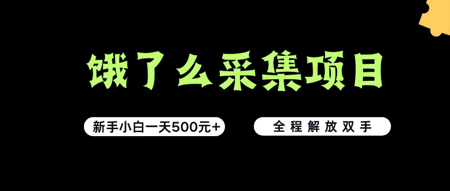 饿了么采集项目，无脑操作，新手小白一天轻松500+，看完直接上手