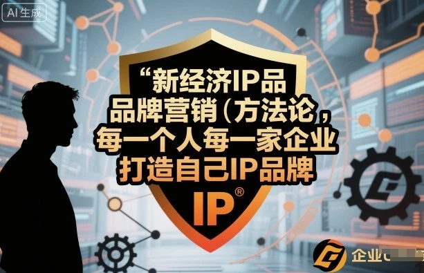 【精】新经济IP品牌营销方法论，每一个人每一家企业都应该打造自己IP品牌