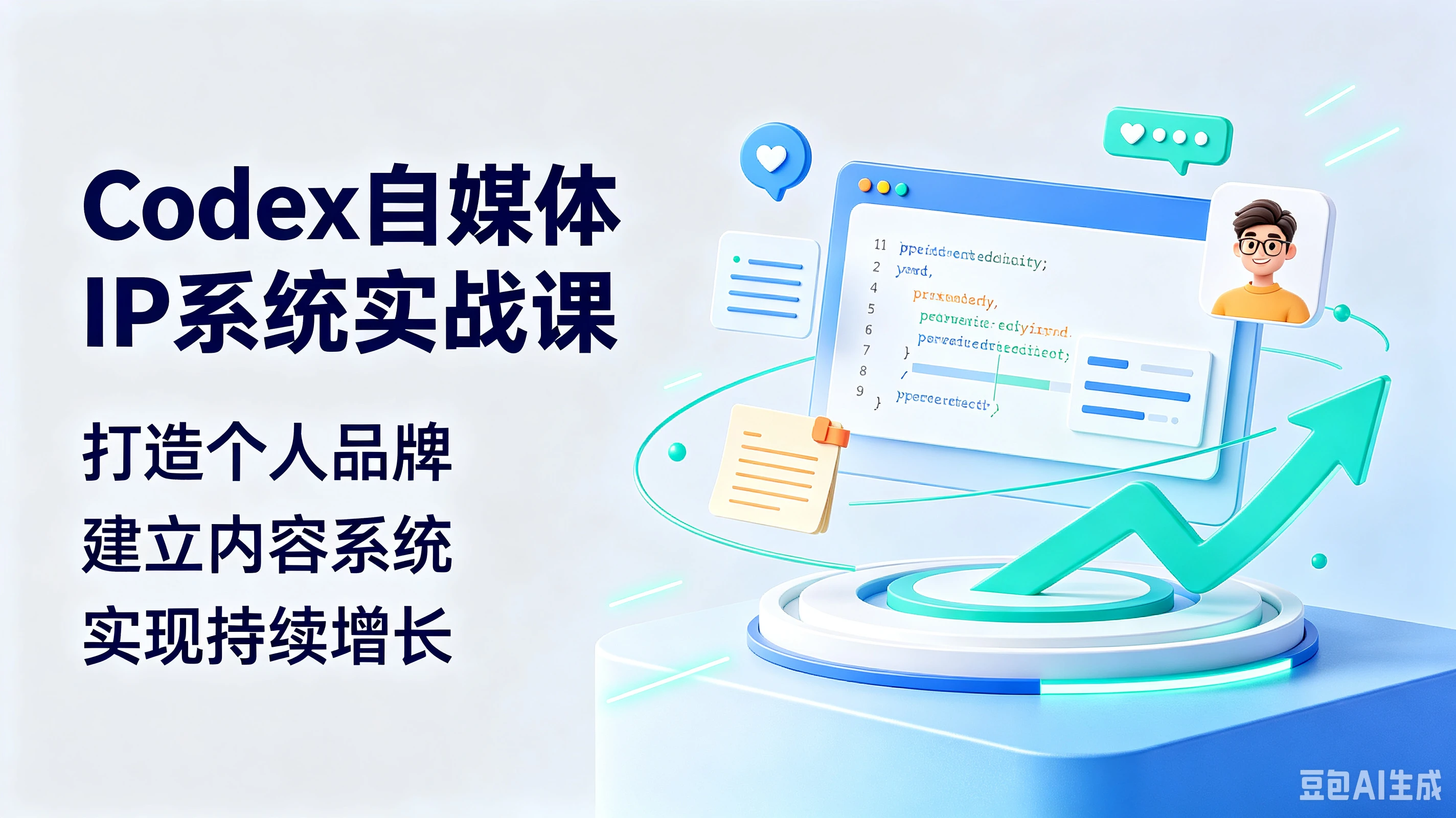 【精】Codex自媒体IP系统实战课,打造个人品牌、建立内容系统、实现持续增长 【精】Codex自媒体IP系统实战课,打造个人品牌、建立内容系统、实现持续增长
