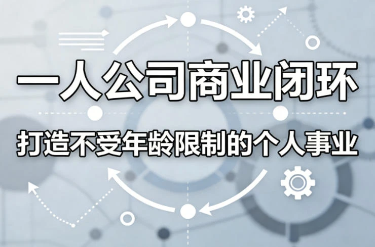 【精】一人公司商业闭环,打造一份不受年龄限制的个人事业 【精】一人公司商业闭环,打造一份不受年龄限制的个人事业