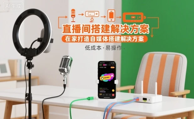 【精】直播间搭建解决方案,在家打造自媒体搭建解决方案 【精】直播间搭建解决方案,在家打造自媒体搭建解决方案