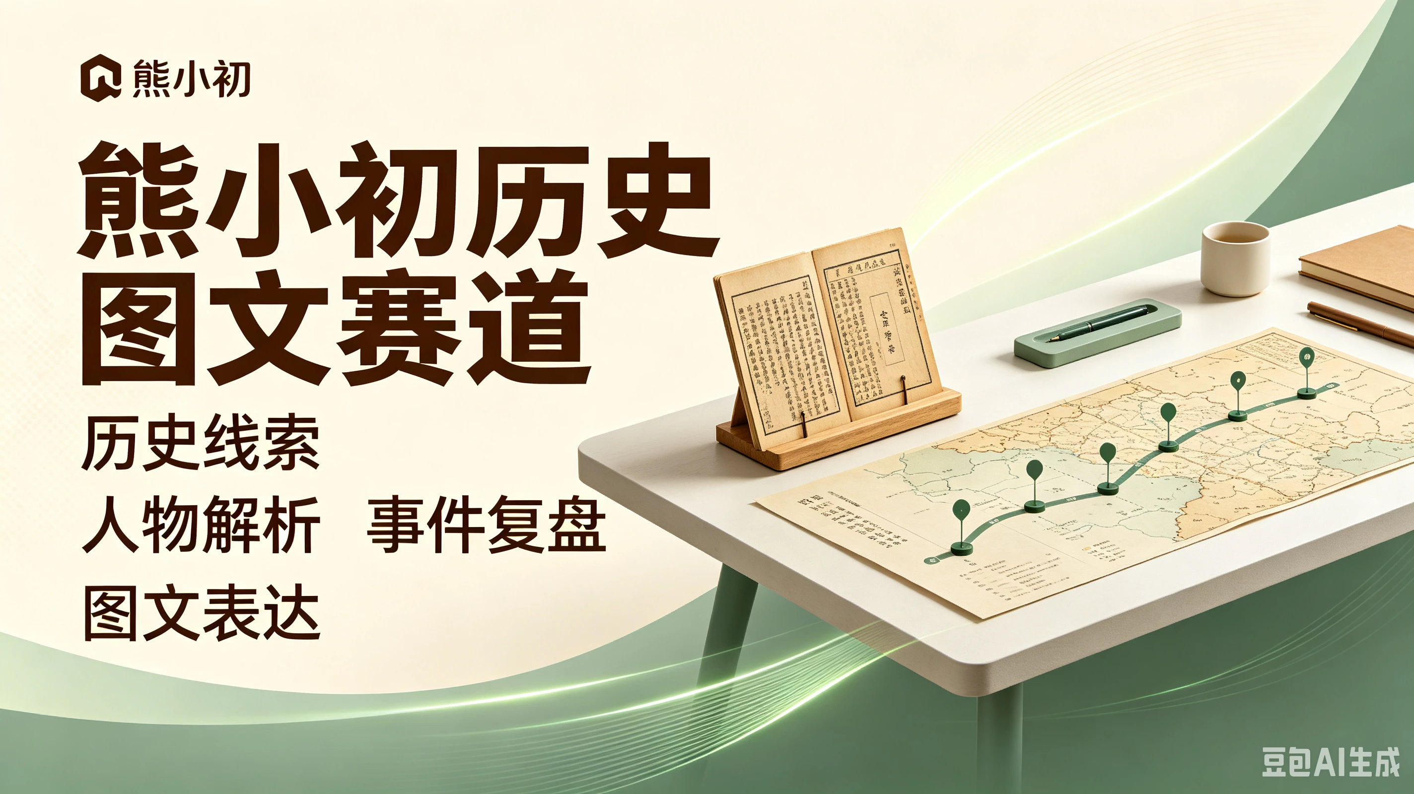 【精】熊小初历史图文赛道，历史线索、人物解析、事件复盘、图文表达