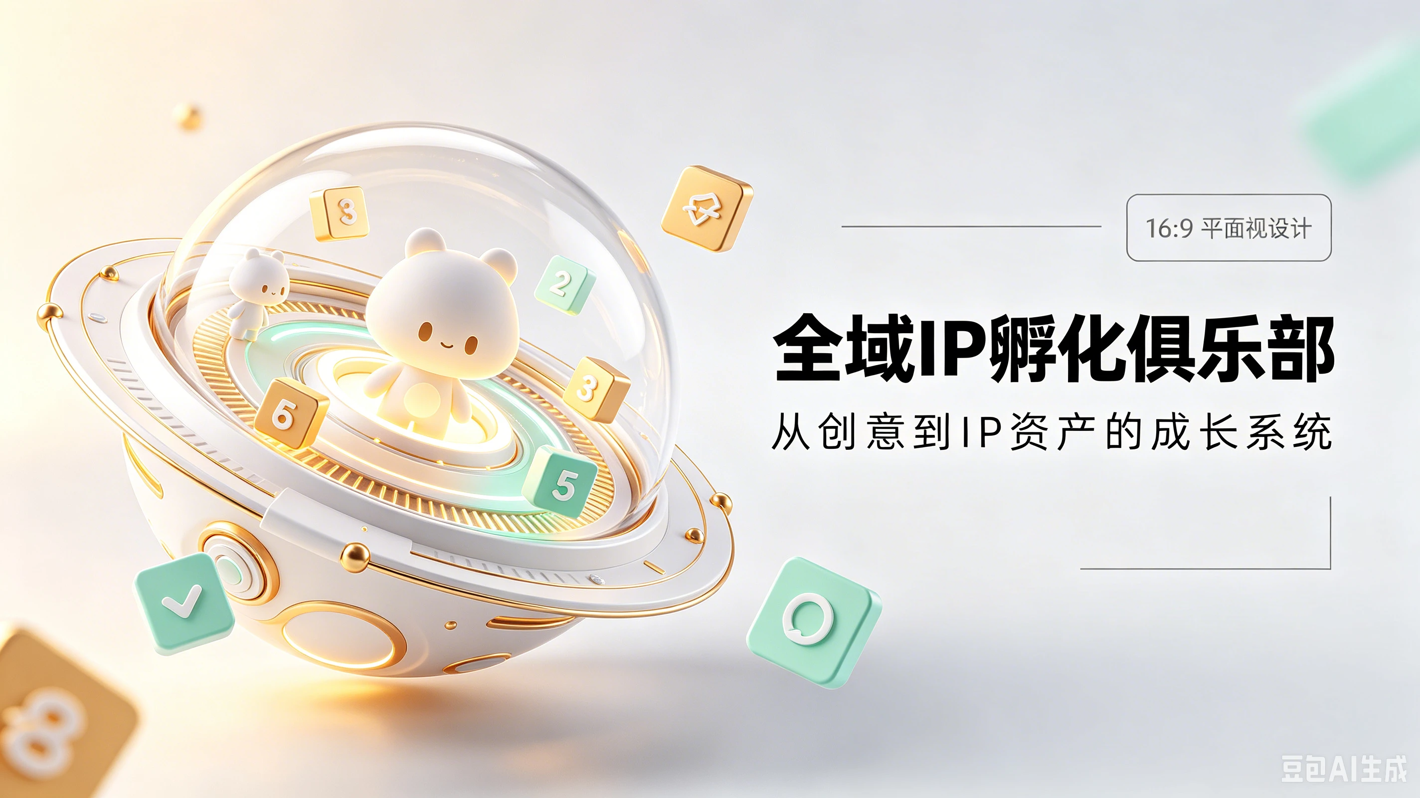 【精】全域IP孵化俱乐部,从创意到IP资产的成长系统
