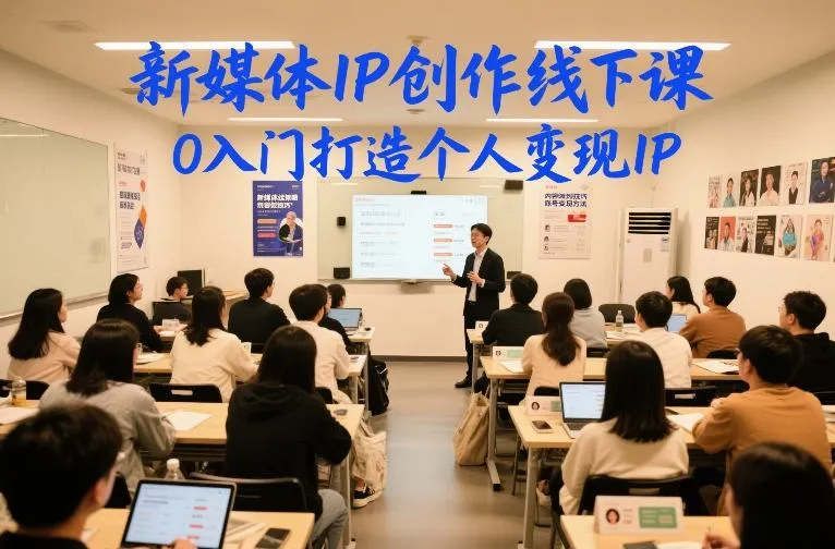 【精】新媒体IP创作线下课,0入门打造个人变现IP 【精】新媒体IP创作线下课,0入门打造个人变现IP