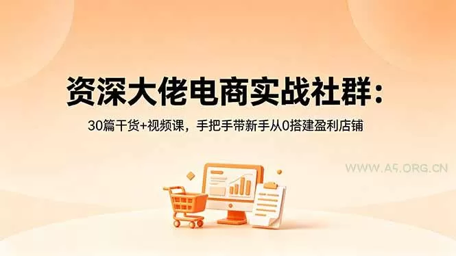 【精】资深大佬电商实战社群:30篇干货+视频课,手把手带新手从0搭建盈利店铺 【精】资深大佬电商实战社群:30篇干货+视频课,手把手带新手从0搭建盈利店铺