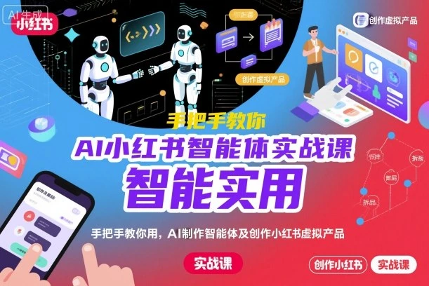 【精】AI小红书智能体实战课,手把手教你用AI制作智能体及创作小红书虚拟产品,提效+内容商业化(更新) 【精】AI小红书智能体实战课,手把手教你用AI制作智能体及创作小红书虚拟产品,提效+内容商业化(更新)