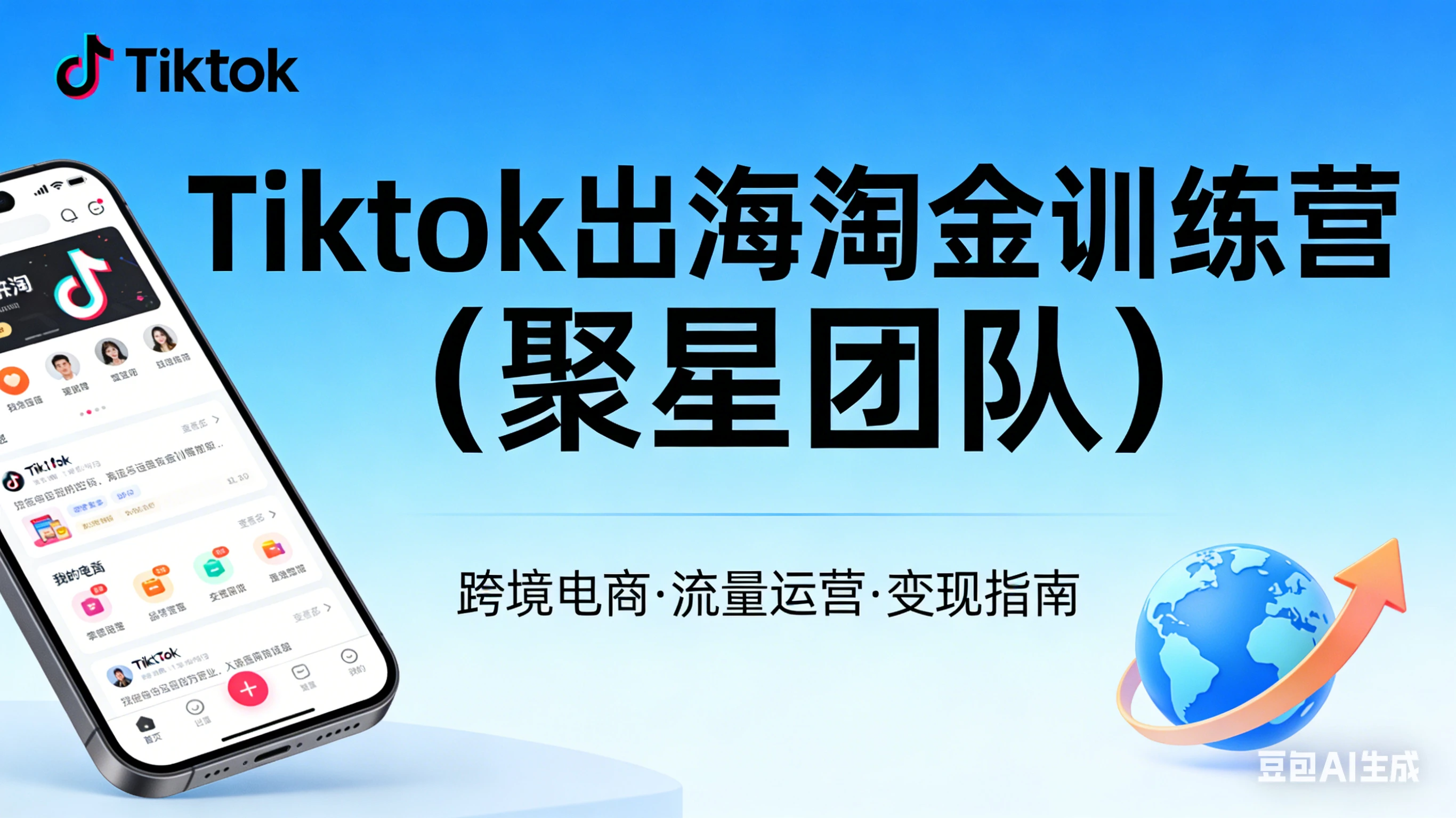 【精】Tiktok出海淘金训练营(聚星团队) 【精】Tiktok出海淘金训练营(聚星团队)