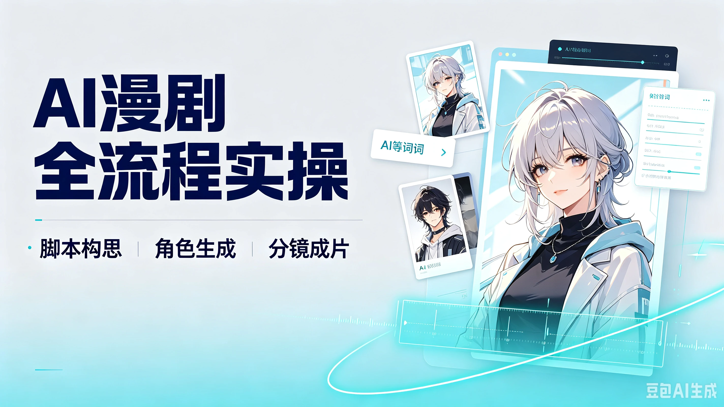 【精】AI漫剧全流程实操,脚本构思、角色生成、分镜成片 【精】AI漫剧全流程实操,脚本构思、角色生成、分镜成片