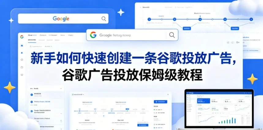 【精】新手如何快速创建一条谷歌投放广告，谷歌广告投放保姆级教程