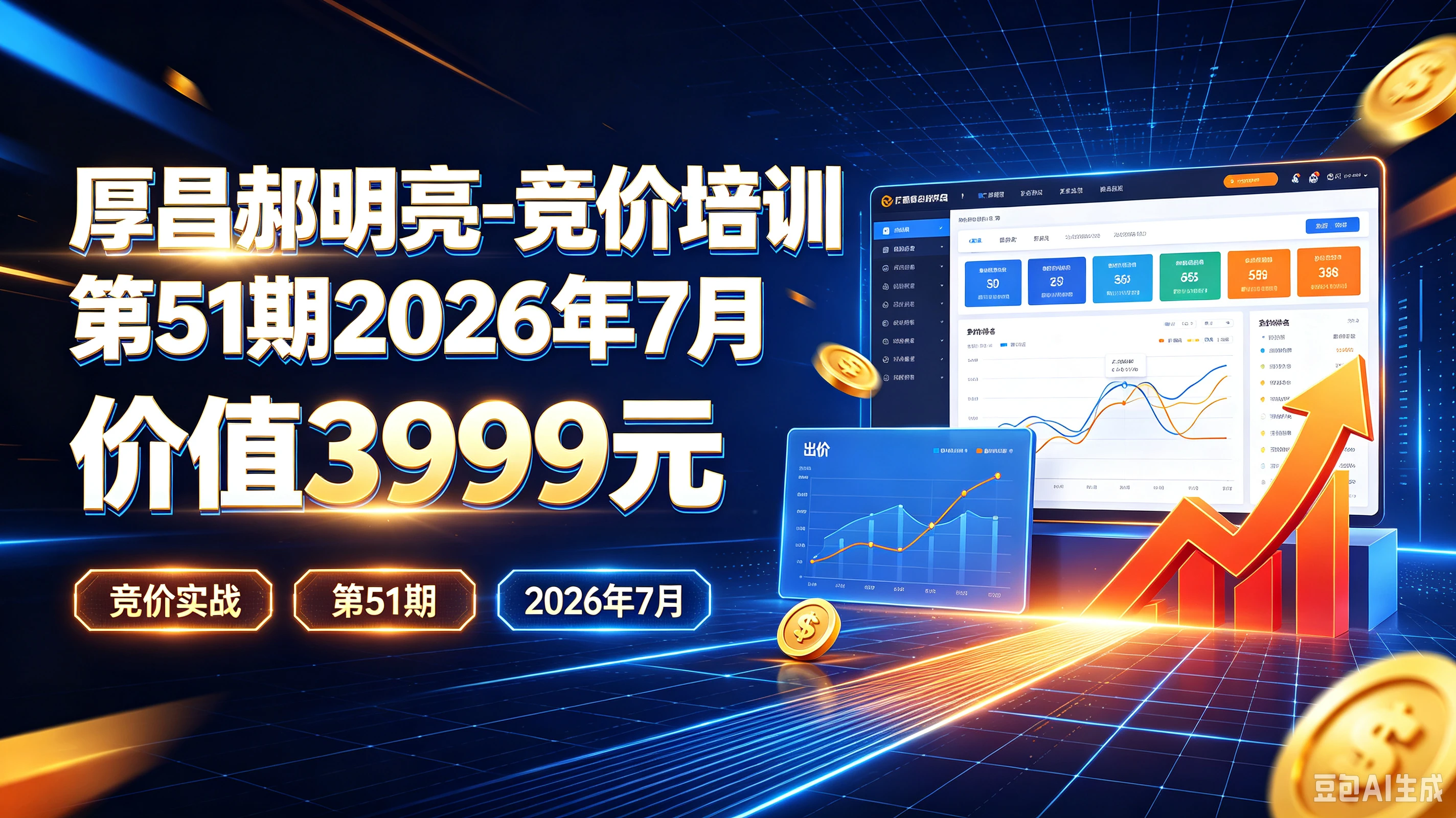 【精】厚昌郝明亮-竞价培训第51期2026年7月价值3999元,竞价实战、第51期、2026年7月