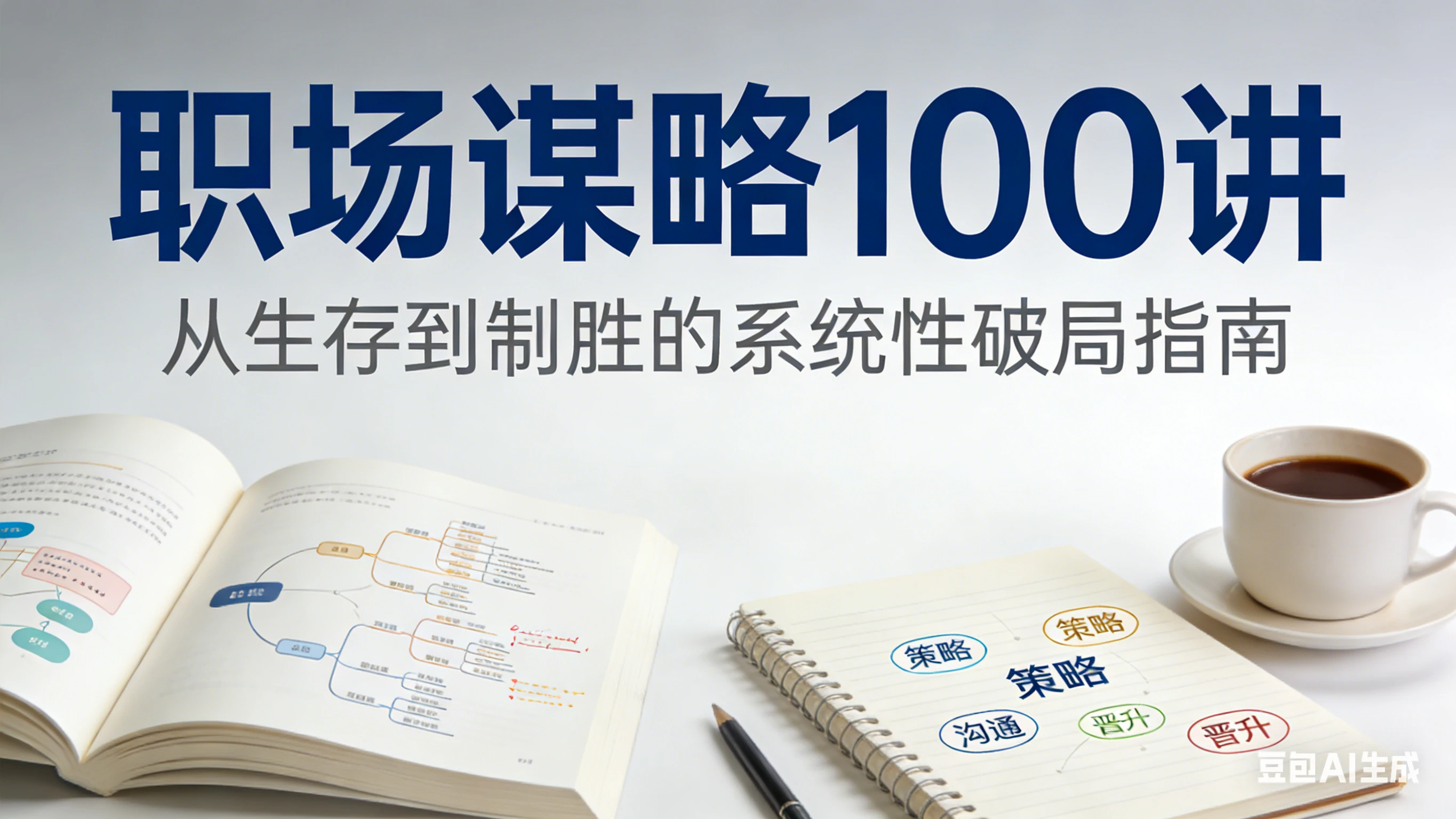 【精】职场谋略100讲,从生存到制胜的系统性破局指南