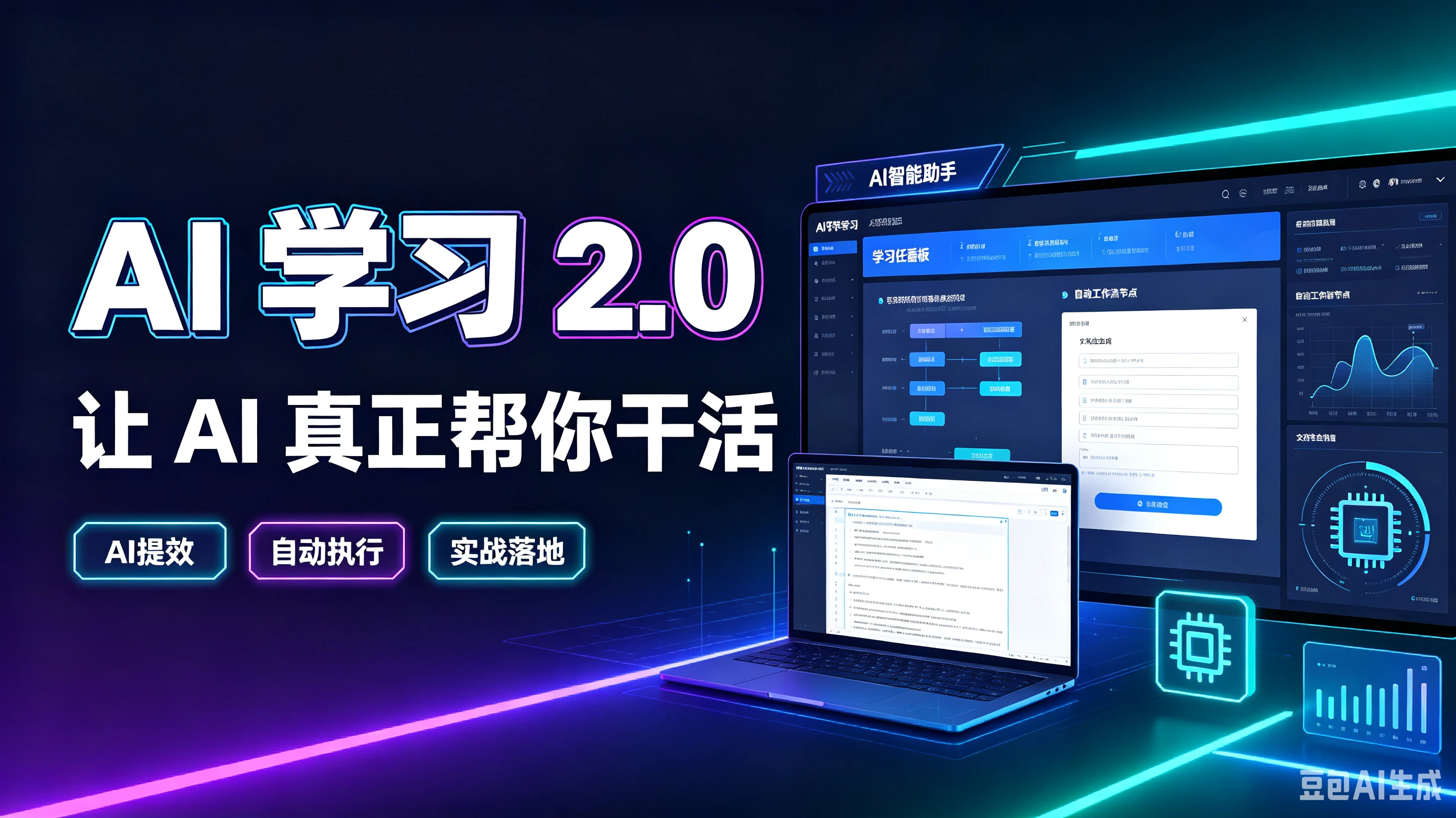【精】AI学习2.0让AI真正帮你干活,AI提效、自动执行、实战落地 【精】AI学习2.0让AI真正帮你干活,AI提效、自动执行、实战落地