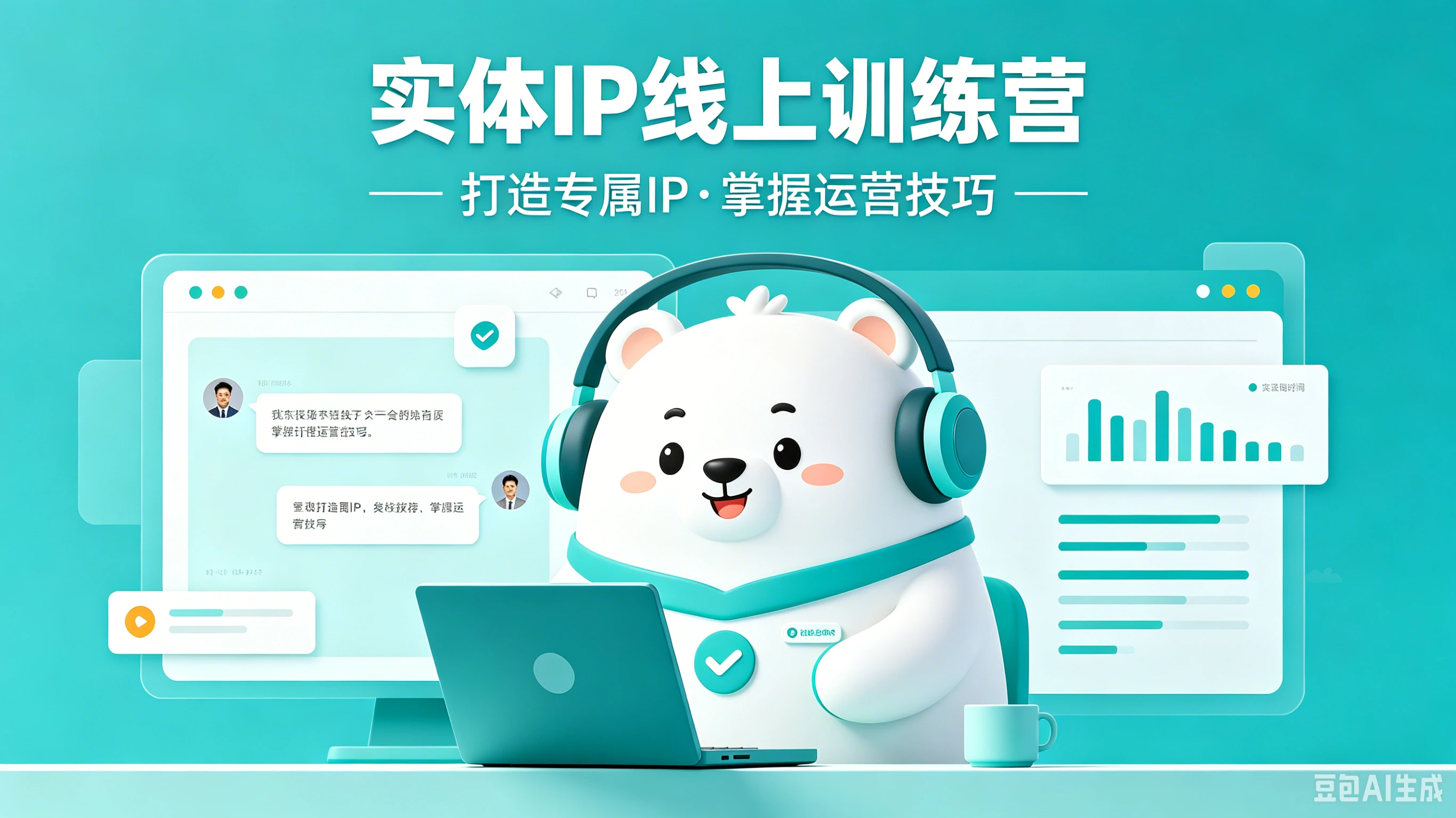 【精】实体IP线上训练营，打造专属IP·掌握运营技巧