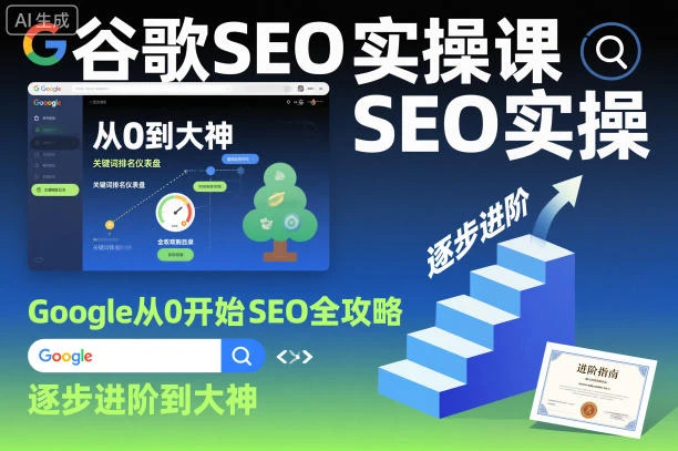 【精】谷歌SEO实操课,Google从0开始SEO全攻略,逐步进阶到大神 【精】谷歌SEO实操课,Google从0开始SEO全攻略,逐步进阶到大神